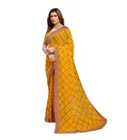 Georgette Printed Saree for Women 