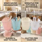 Hanging Storage Plastic  Baskets kitchens or bathrooms organizer Assorted Any 1 Design