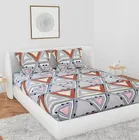 Microfiber Double Bedsheet with 2 Pillow Covers 