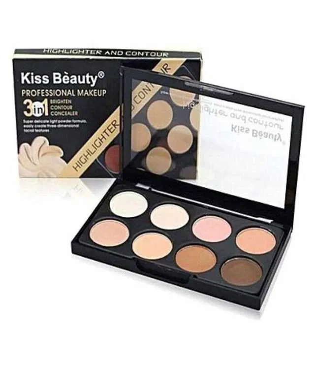 Kiss Beauty Cream Concealer 8 Different Colour (Pack of 8) (S-5)