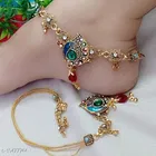 Anklet Multicolor Free Size Anklets & Toe Rings for Women