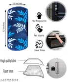 KANUSHI Industries® Fridge/Refrigerator Cove + 1 Pc microwave cover + 2 Pc handle cover + 4 pc Fridge Mats