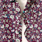 Cotton Printed Shirt For Boys, Maroon 