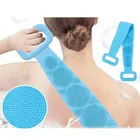 Silicone Double Sided Body Back Scrubber (Assorted, Pack of 1)