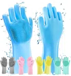 Silicone Kitchen Cleaning Gloves (Assorted, Set of 1)
