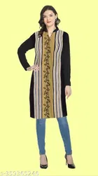 Woolen Printed Kurti for Women 