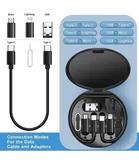 TecSox Foldable Connectors for Smartphones, Black