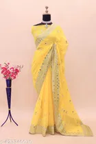 Yellow Saree for Women 