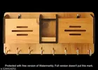Wooden Wall Mounted Key Holder 
