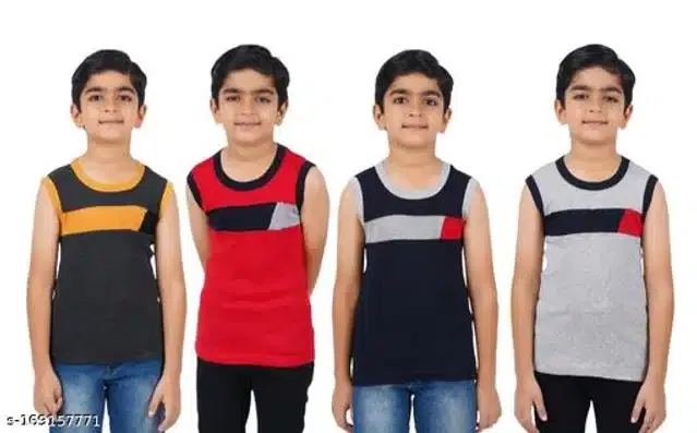 Innerwear for Boys (Multicolor, 4-5 Years) (Pack of 4)