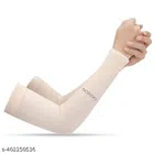 Cotton Arm Sleeves (Cream, Set of 1)