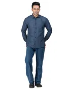 Poly Cotton Full Sleeves Printed Shirt for Men 