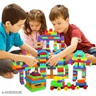 Plastic 50 Pcs Block Toys Set for Kids (Muticolor, Set of 1)