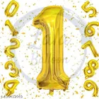  63 Pcs 1st Birthday Decoration Kit for Kids, Multicolour, Set of 1