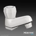 Plastic Pillar Neck Tap (White)