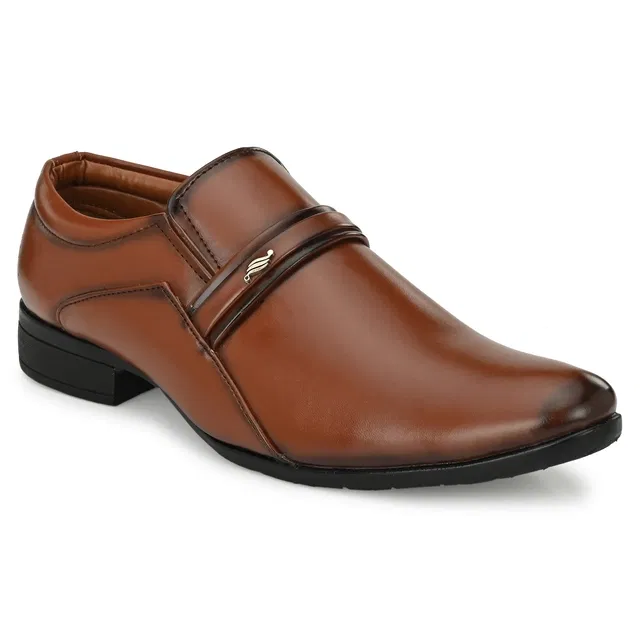 Formal Shoes for Men (Tan, 10)