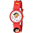Silicon Analog Watch for Boys (Red)
