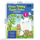 Fun With Writing Book For Kids - Set Of 3 Books - Cursive Writing Capital , Small , And Capital & Small