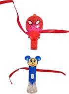 Plastic Light and Whistle Rakhi for Kids 