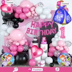 Rainbow Theme 1st Happy Birthday Decoration,Multicolour,Set Of 1