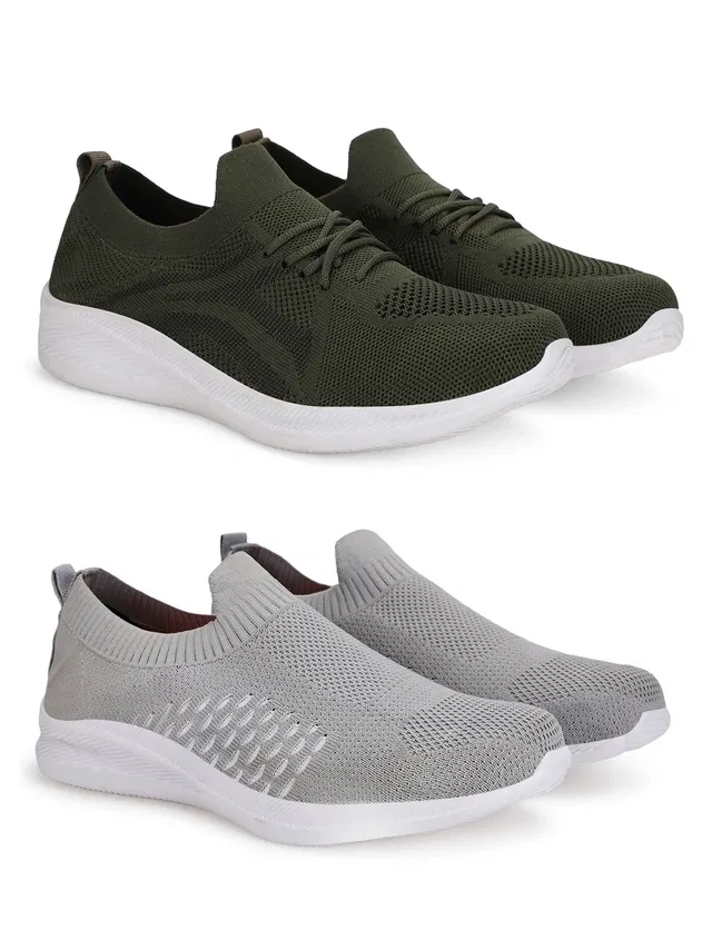 Casual Shoes for Men (Multicolor, 7) (Set of 2)