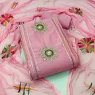 Chanderi Cotton Unstitched Dress Material for Women 