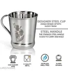 LEROYAL 6Pcs Stainless Steel Tea Cup 