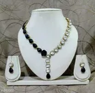 Alloy Necklace with Earrings for Women 