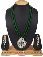 Elegant Alloy & Pearl Jewellery Sets