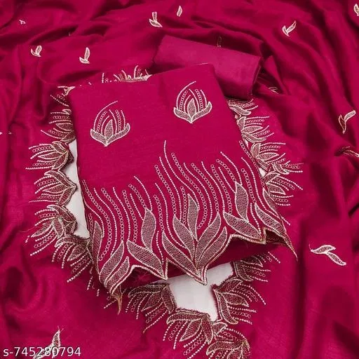 Embroidered Punjabi/All Over Suits for Women (Multicolor, 6.05 meter (M)