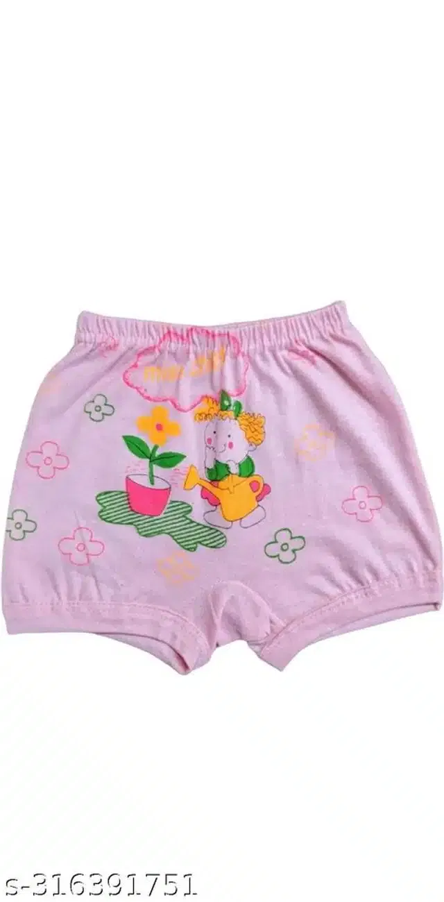 Cotton Innerwear Shorts for Kids (Multicolor, 9-12 Months) (Pack of 6)