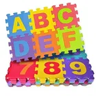 Mini Puzzle Alphabet and Number Mat for Kids 