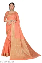 Chanderi Cotton Zari Woven Saree for Women 