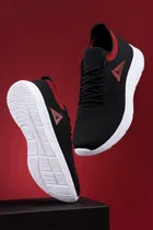Sports Shoes for Men, Black & Red 