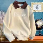 Fleece Sweatshirt for Women, Beige 