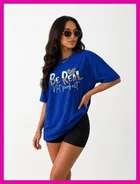 Oversized Cotton Blend T-shirts for Women 