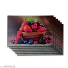 KANUSHI® PVC Fridge Multi Purpose Mats / Fridge Mats Set Of 6 / Refrigerator Mats Set
