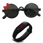 UV Protected Sunglass with Digital Watch for Boys & Girls 
