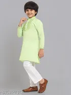 Cotton Blend Kurta with Pyjama for Boys 