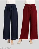 Comfortable Palazzo Pants for Women, Pack of 2 
