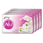 Godrej No.1 Jasmine Milk Cream Soap 4X51 g (Pack Of 4)
