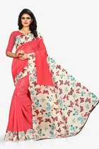 Mysore Silk Printed Saree for Women 