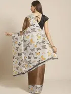 SVB खादी साड़ी फॉर विमेंस 