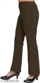 Cotton Blend Trouser for Women 