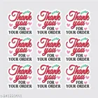 Thank You for Your Order Stickers 