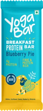 YogaBar Blueberry Pie Breakfast 6 g Protein Bar 2X45 g 