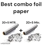 Aluminium Foil Paper (Silver, 25 m) (Pack of 2)