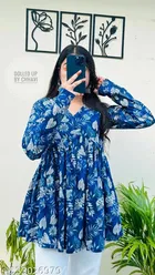 Floral Cotton Kurti for Women, Pack of 2 