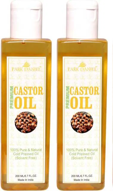 Park Daniel Cold Pressed Castor Oil (Pack of 2, 200 ml) (SE-1283)
