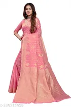 Chanderi Cotton Zari Woven Saree for Women 